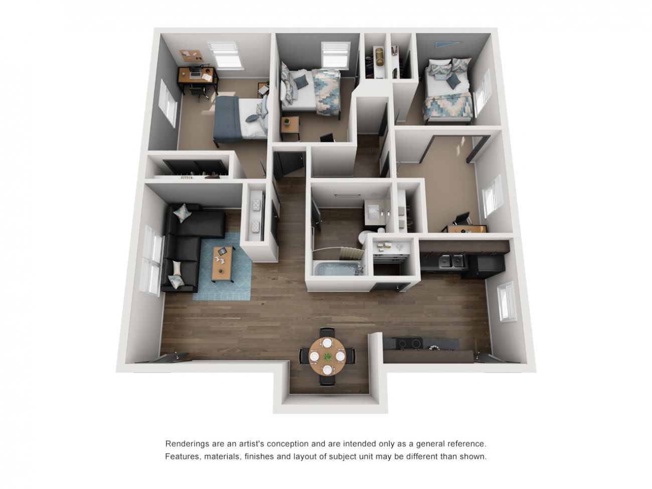 3 Bedroom 1 Bath