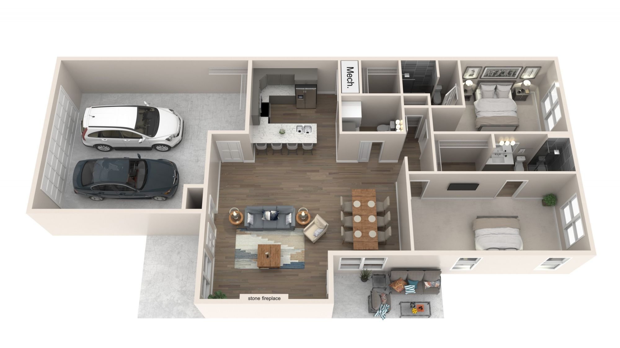 (Phase 2) 2 Bedroom 2.5 Bath