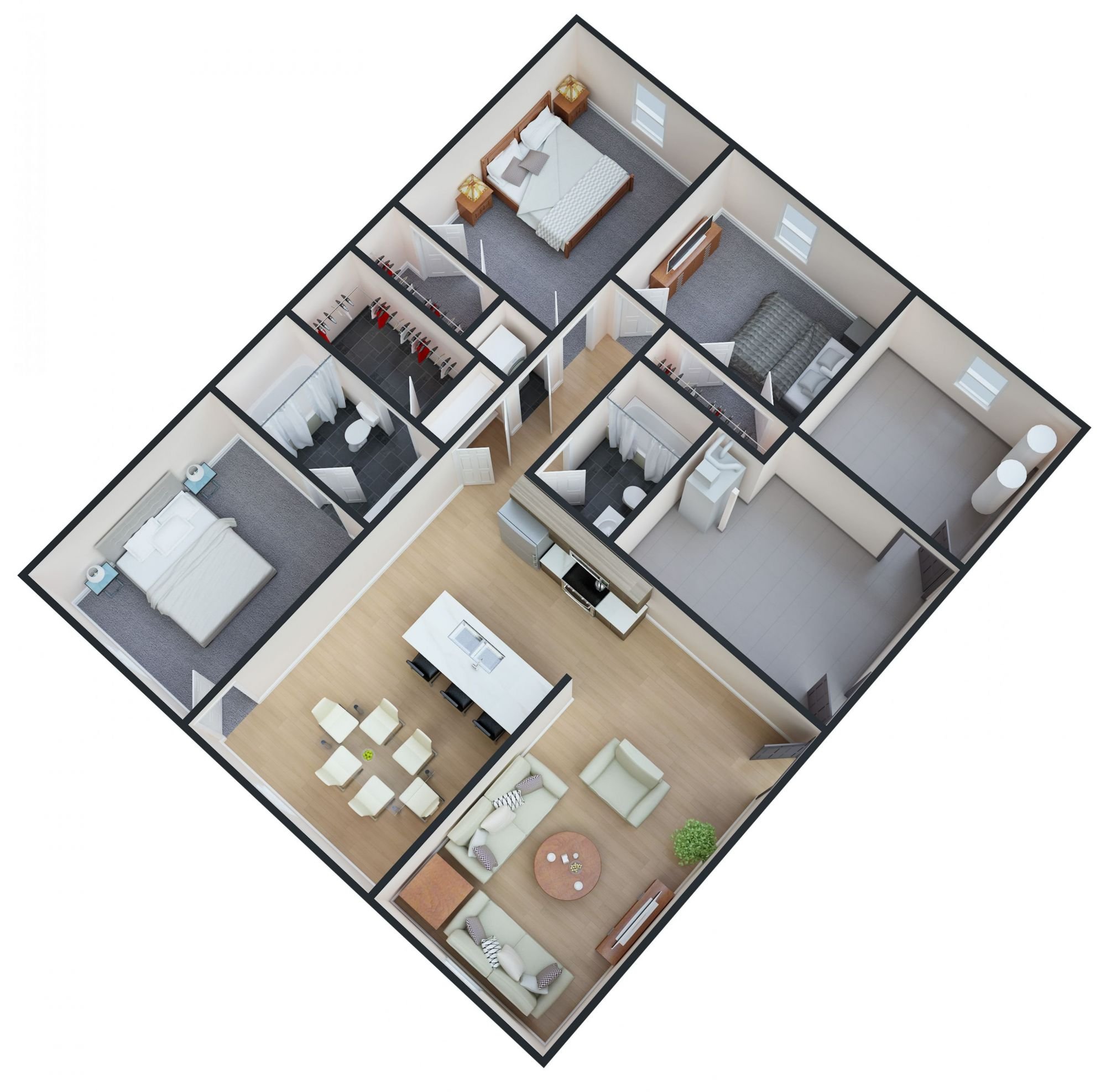 3 Bedroom 2 Bath