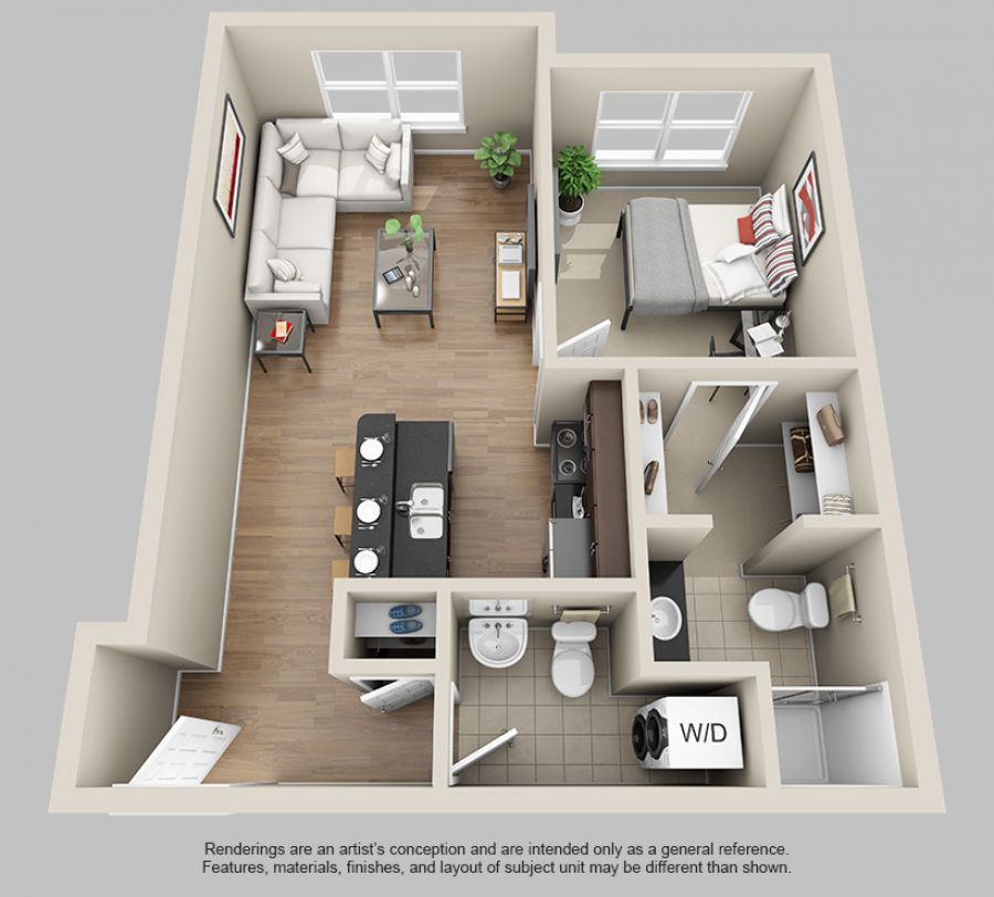 1 Bedroom Corner Suite