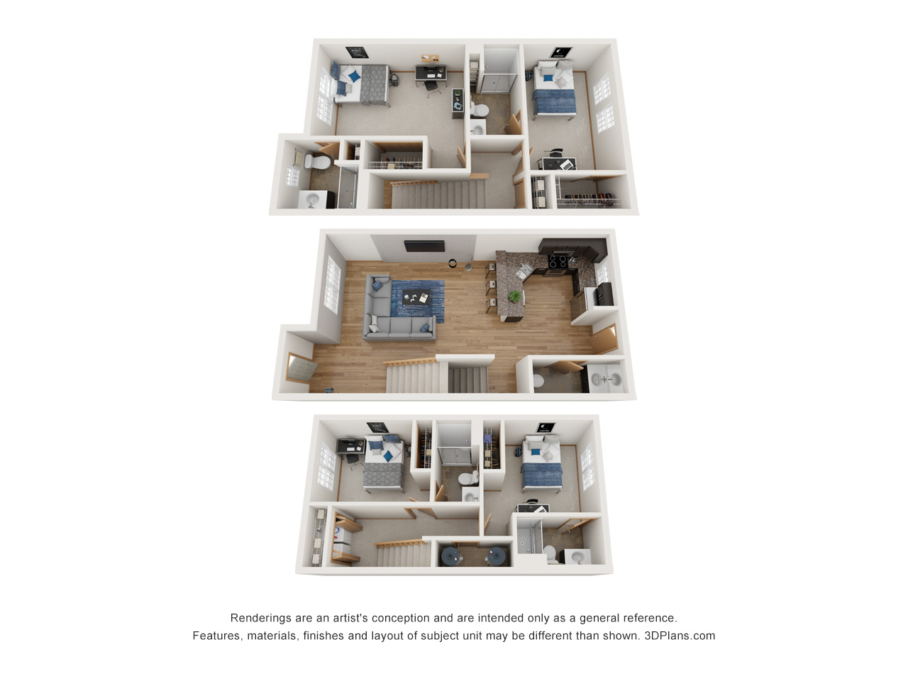 The Oaks_Townhome_3_Combined
