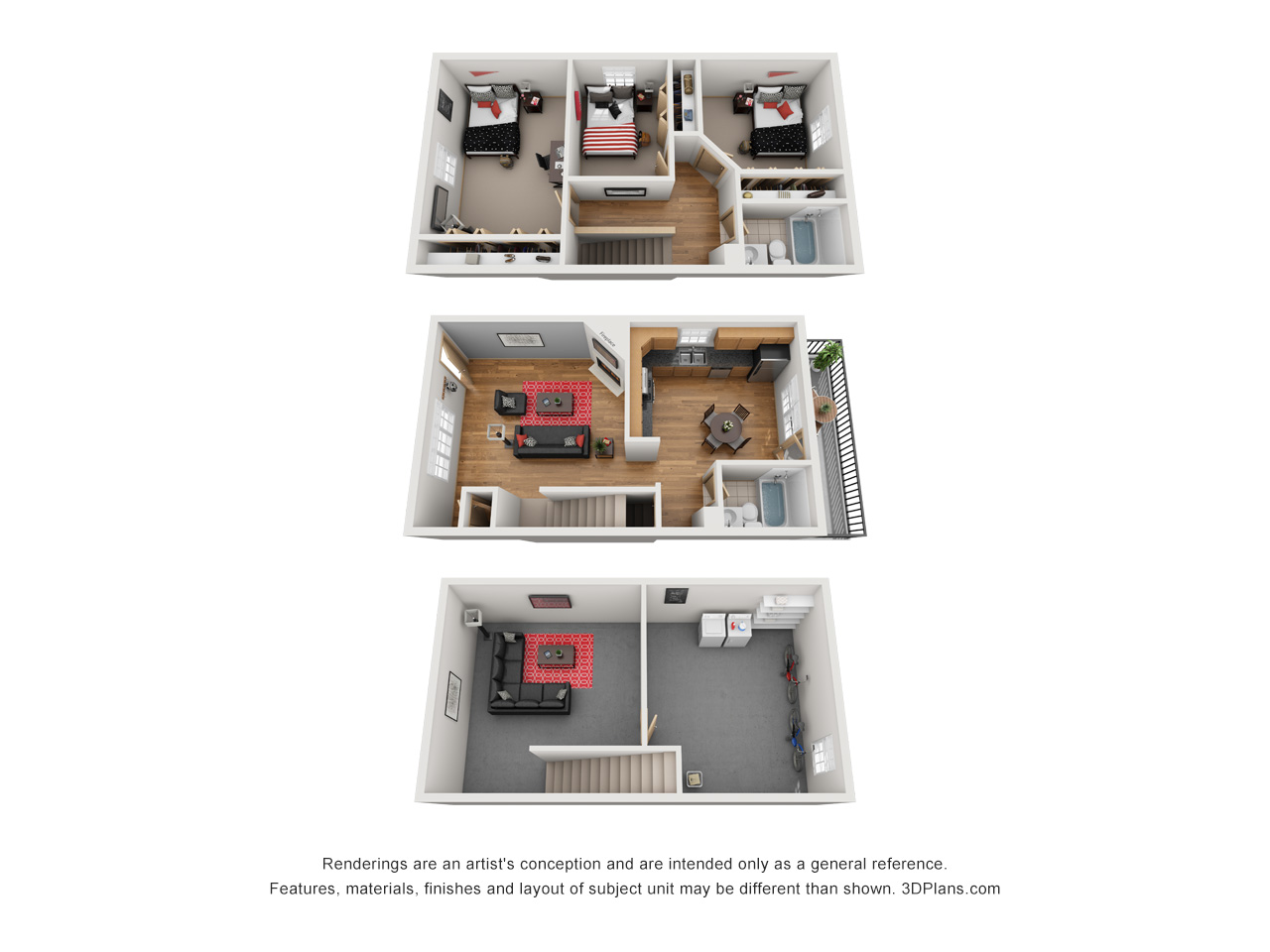 3 Levels