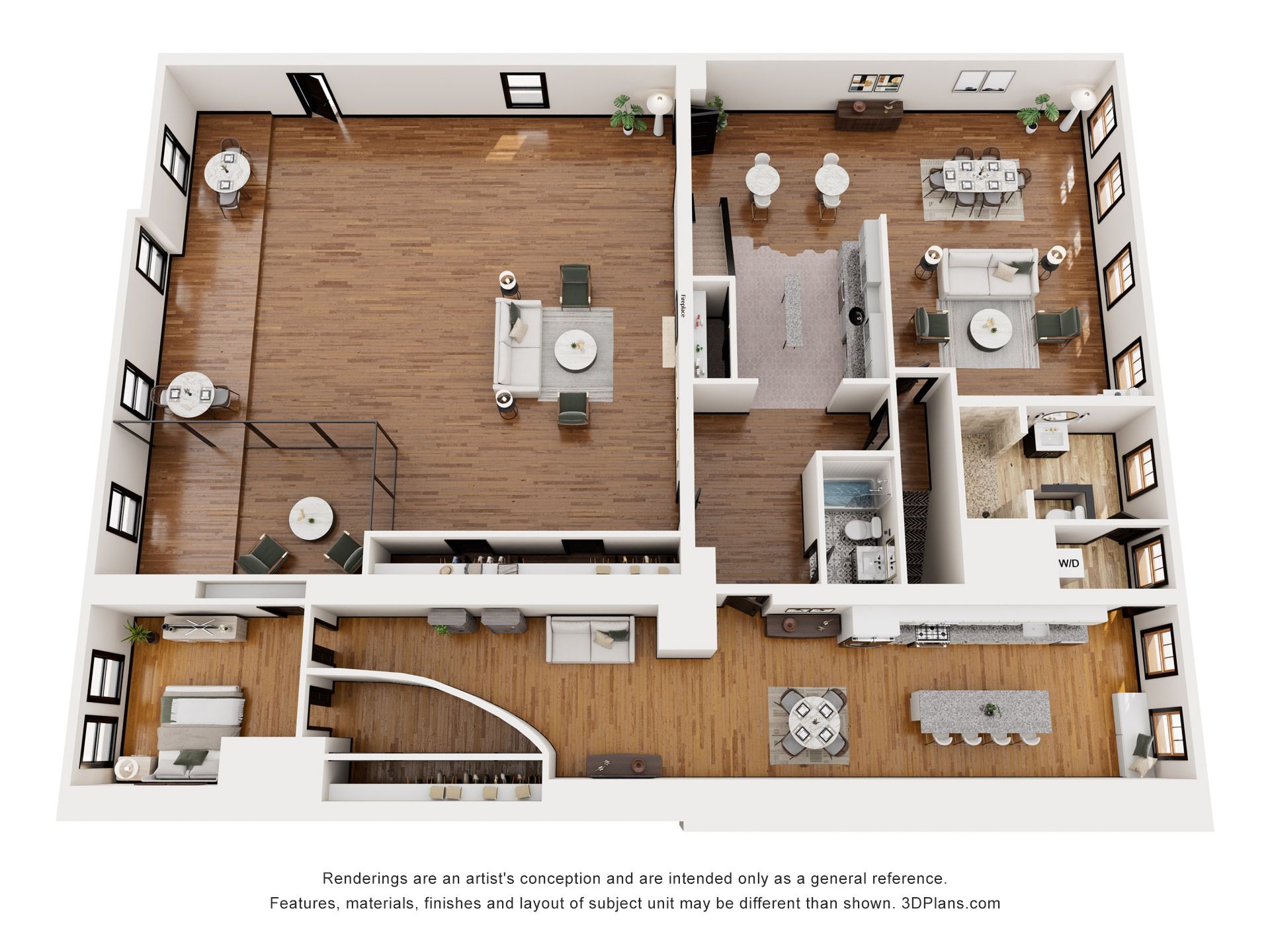 126 Loft_Standard w Great Room_TH_1FL