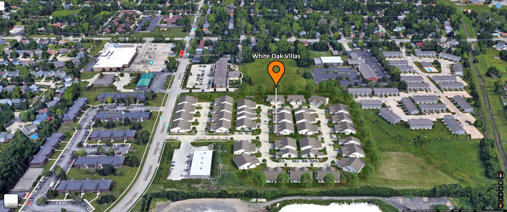 Aerial View of Community